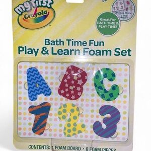 Crayola My First Bath Time Foam Set - Blue, Green, Red
